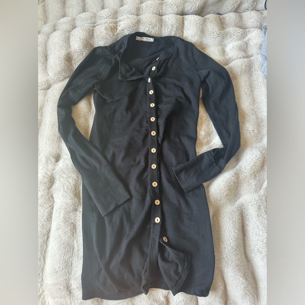 Free People Dress Button up